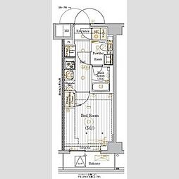 JR京浜東北・根岸線 西川口駅 徒歩11分の賃貸マンション 3階1Kの間取り