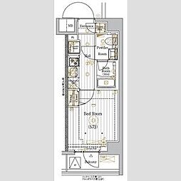 JR京浜東北・根岸線 西川口駅 徒歩11分の賃貸マンション 3階1Kの間取り