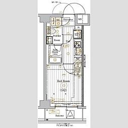 JR京浜東北・根岸線 西川口駅 徒歩11分の賃貸マンション 5階1Kの間取り