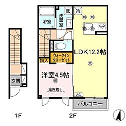 間取図画像 1LDK