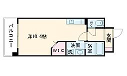 フェニックスハイツ八王寺 1002 10階1Kの間取り