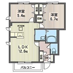 物件の間取り