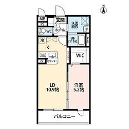 間取図画像 1LDK