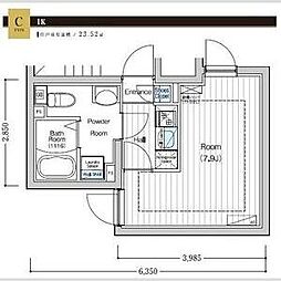 MAXIVbasic亀戸 1階1Kの間取り