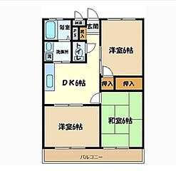 パレス・コヨー 1階3DKの間取り