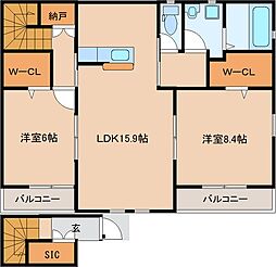 （仮称）新田3丁目新築アパート 202