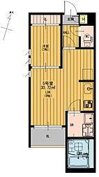 REGALEST熊本駅南 305 3階1LDKの間取り