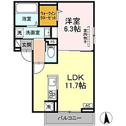 間取図画像 1LDK