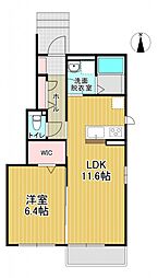 間取図画像 1LDK