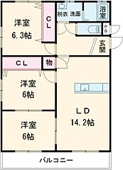 物件の間取り