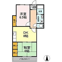 間取図画像 2DK