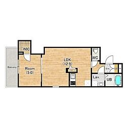 (仮称)ジーメゾン今伊勢セレナ 0103 1階1LDKの間取り