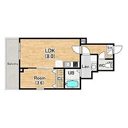 (仮称)ジーメゾン一宮天王ルクセルク 101 1階1LDKの間取り