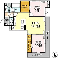 物件の間取り