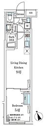 CREATIF駒澤大学前 1LDKの間取図画像