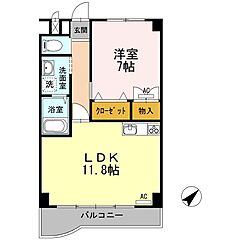 物件の間取り