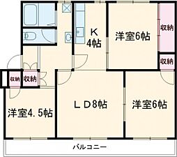 間取図画像 3LDK