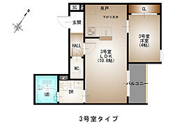 間取図画像 1LDK