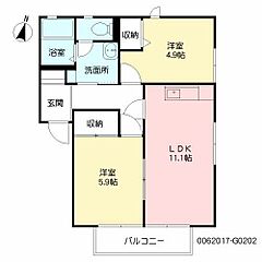物件の間取り
