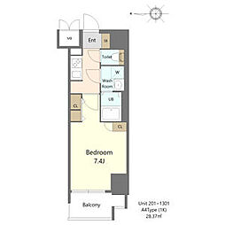 S-RESIDENCE高岳駅前awake(アウェイク) 家具家電キャンペーン実 1Kの間取図画像