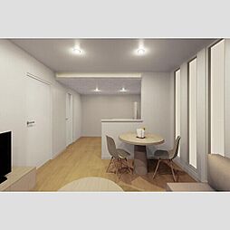 モナベルI 101 1階1LDKのリビング/ダイニング