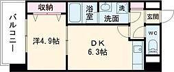 間取図画像 1DK