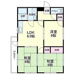 間取図画像 3LDK