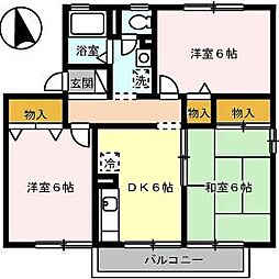 間取図画像 3DK