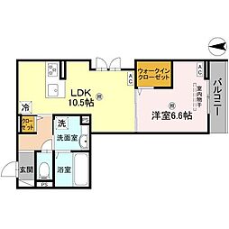 間取図画像 1LDK