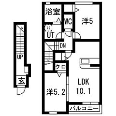 物件の間取り