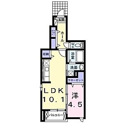 ラッフィナート2 1LDKの間取図画像