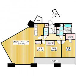 間取図画像 3LDK