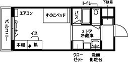 間取図画像 1K