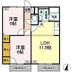物件の間取り