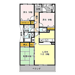 物件の間取り