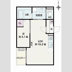 物件の間取り