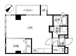 BARCINO 1LDKの間取図画像