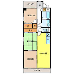 アネックス・みつき 3LDKの間取図画像