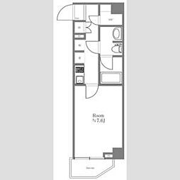 ARTESSIMOCALDO 1Kの間取図画像