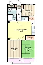 サクスィードシノザキ 3LDKの間取図画像