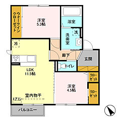 物件の間取り