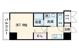(仮称)EDEN SUIZENJI STATION ワンルームの間取図画像