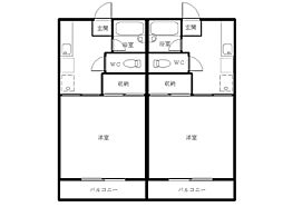 リバーサイドノワ 1Kの間取図画像