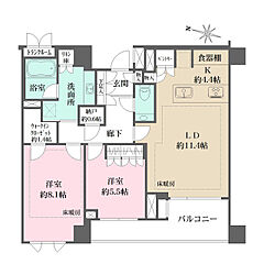 物件の間取り