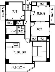 物件の間取り