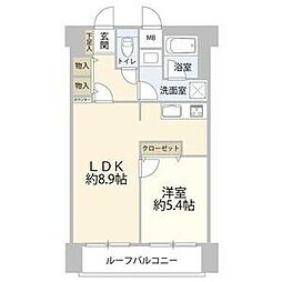 藤和シティコア池袋 1LDKの間取図画像