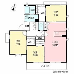 物件の間取り