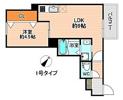 物件の間取り