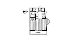 サム・バレー ワンルームの間取図画像