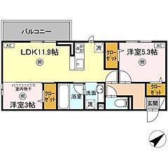 物件の間取り